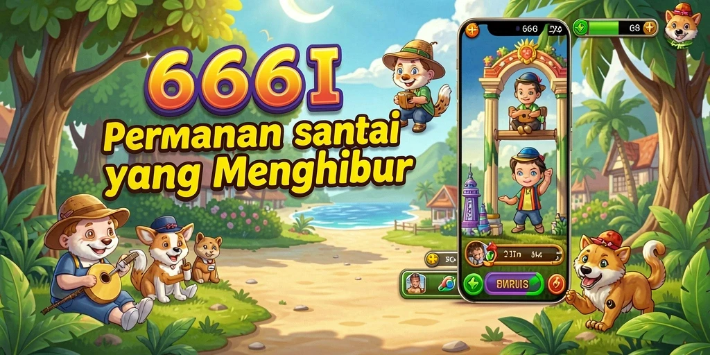 Tampilan gameplay menarik dari 666I dengan elemen santai.