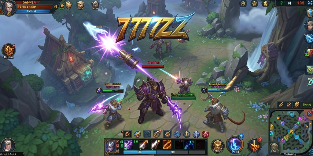 Tampilan gameplay <strong>777ZX</strong> yang epik dan seru di dunia MMORPG.