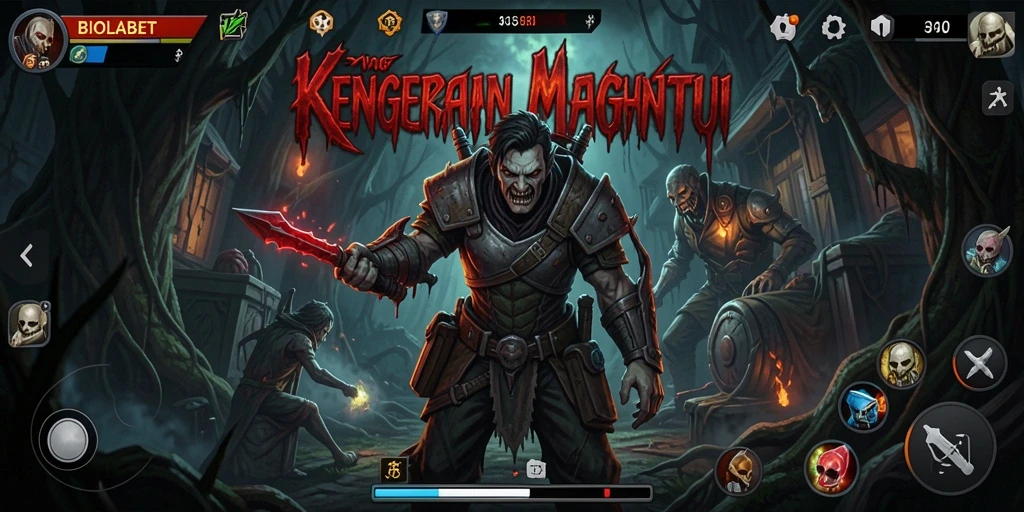 Tampilan gameplay menegangkan di dalam BIOLABET.
