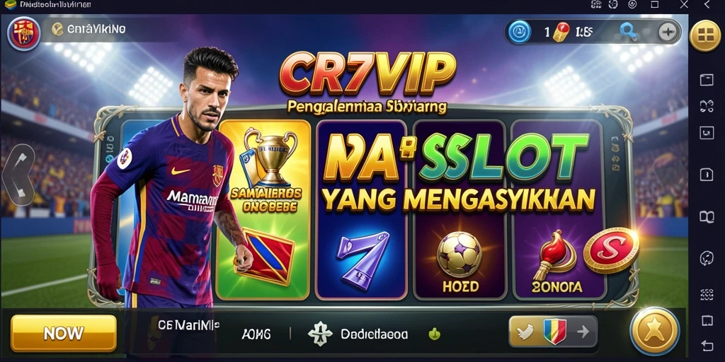 Screenshot gameplay CR7VIP yang menarik dengan tema slot yang beragam.