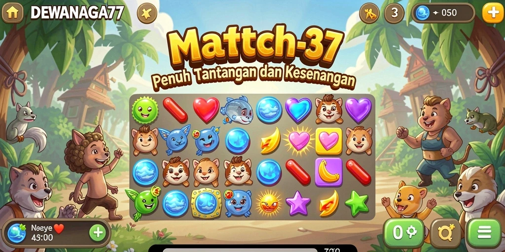Tampilan menarik gameplay DEWANAGA77 yang seru.
