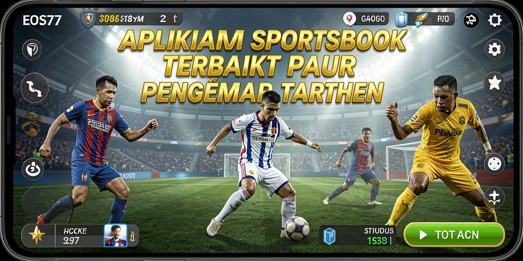 Tampilan menarik dari gameplay taruhan olahraga di EOS77.
