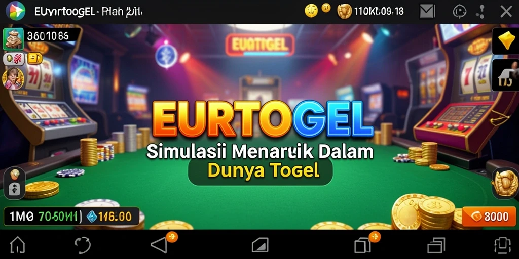 Screenshot EUROTOGEL menampilkan gameplay simulasi togel yang menarik.