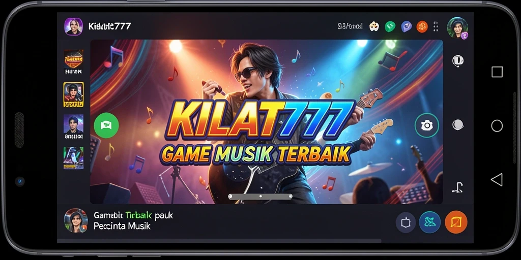 Screenshot gameplay KILAT777 menampilkan pemain menikmati tantangan musik.