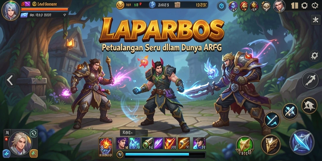 Tampilan gameplay menarik dari LAPARBOS yang intens dan menegangkan.
