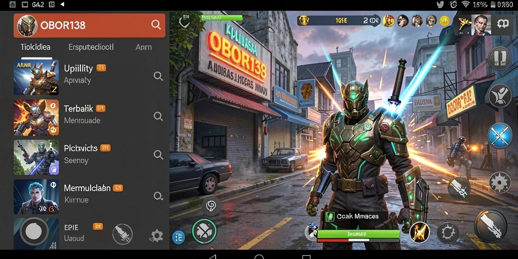 Tampilan aplikasi OBOR138 dengan fitur Utility yang lengkap dan user-friendly.