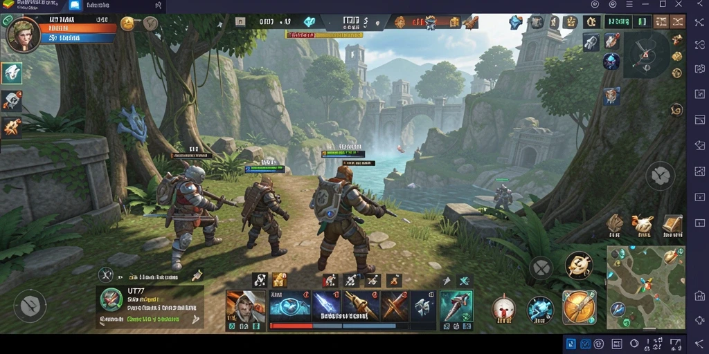 Tangkapan layar gameplay UT77 menampilkan aksi strategis yang mendetail.