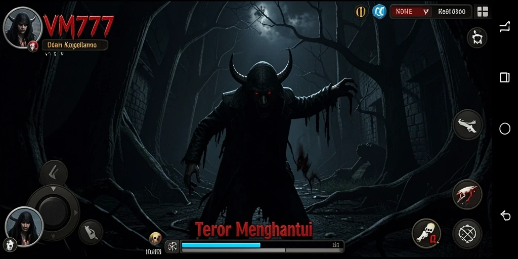 Gameplay menakutkan dengan suasana mencekam yang intens.