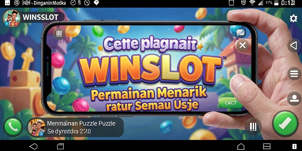 Screenshot utama WINSLOT menunjukkan tampilan gameplay puzzle yang menawan.